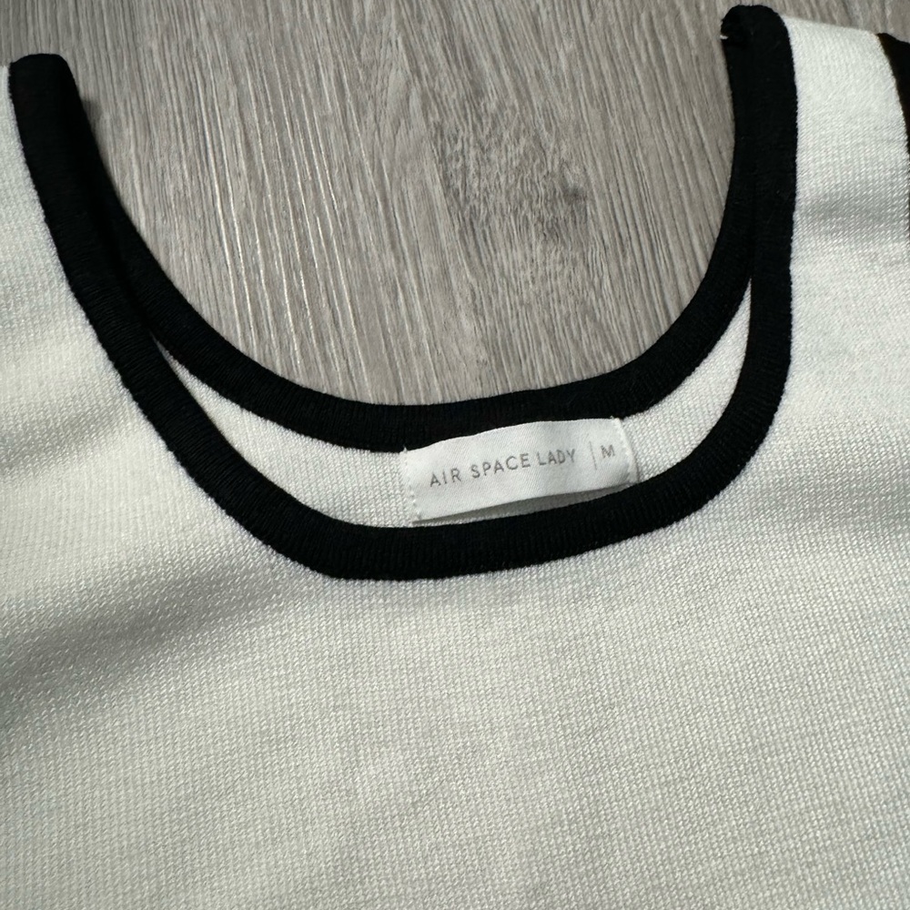 Air space Piped Ribbed Tank Top Set - Picture 5 of 7